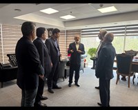 بازدید مدیرعامل بانک مسکن از گروه مالی  و شرکت های تابعه مستقر در ساختمان گروه مالی بانک مسکن/گزارش تصویری