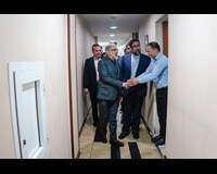 بازدید مدیرعامل بانک مسکن از گروه مالی  و شرکت های تابعه مستقر در ساختمان گروه مالی بانک مسکن/گزارش تصویری
