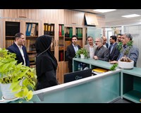 بازدید مدیرعامل بانک مسکن از گروه مالی  و شرکت های تابعه مستقر در ساختمان گروه مالی بانک مسکن/گزارش تصویری