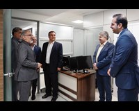 بازدید مدیرعامل بانک مسکن از گروه مالی  و شرکت های تابعه مستقر در ساختمان گروه مالی بانک مسکن/گزارش تصویری
